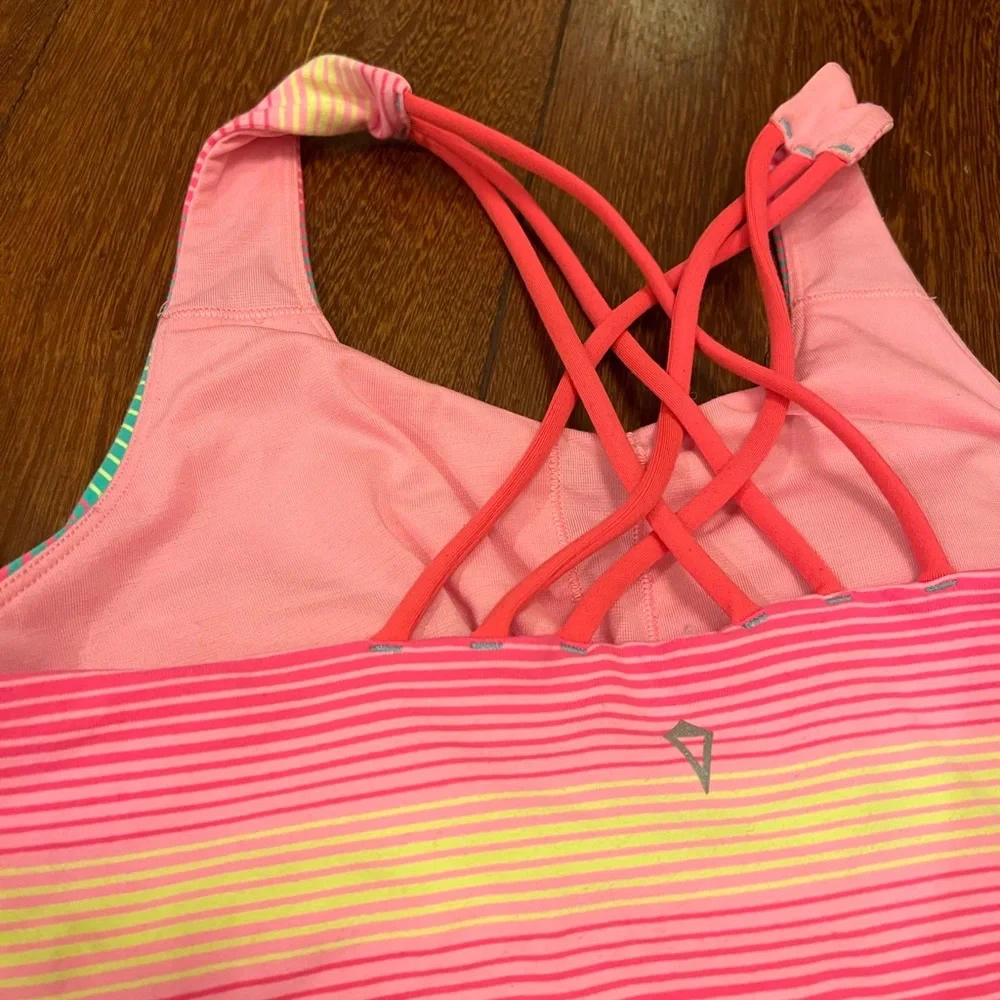 Ivivva strappy bright multicolor activewear tank set